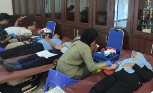 Donor Darah HUT Depok Jadi Magnet Warga di Tengah Car Free Day